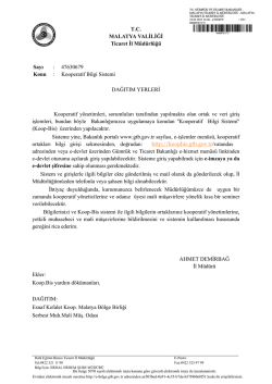 Kooperatif Bilgi Sistemi