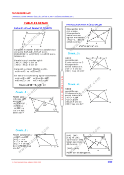 PARALELKENAR - 11.sınıf mat çözüm videoları