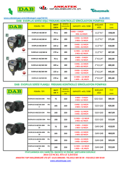 &Uuml;r&uuml;n Fiyat Listesini g&ouml;rmek i&ccedil;in tıklayınız.