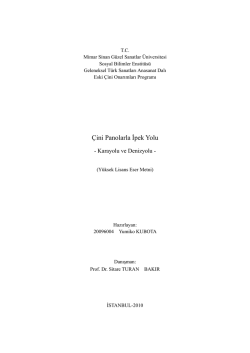 Çini Panolarla İpek Yolu