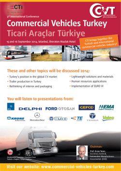 Commercial Vehicles Turkey Ticari Araçlar Türkiye