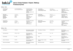 Fransızca-&Ccedil;ince