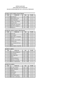 2014-2015 G&uuml;z D&ouml;nemi Final Sınav Programı_PDF