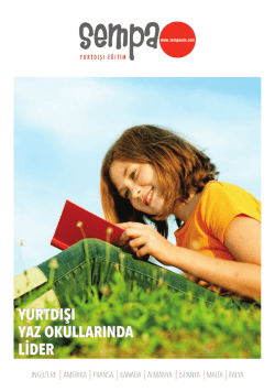 Katalog i&ccedil;in tıklayınız - SEMPA Yurtdışı Eğitim