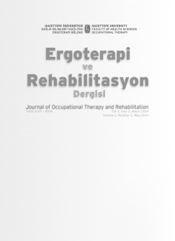 Ergoterapi Rehabilitasyon - Ergoterapi Ve Rehabilitasyon Dergisi