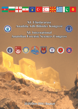 Kongre Kitap&ccedil;ığı - Adli Bilimler Enstit&uuml;s&uuml;