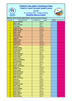 Turnuva Detayları.xlsx - Türkiye Bilardo Federasyonu
