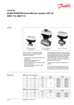 AMZ 112/113 - Danfoss.com