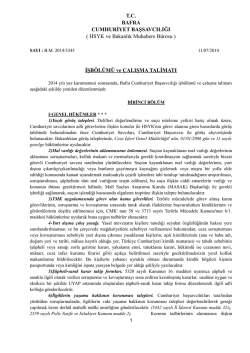 C.Savcıları İş B&ouml;l&uuml;m&uuml; Cetveli