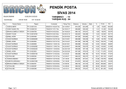 06.08.2014 Sivas 687 km - Ekmel Akdik Posta Güvercinleri