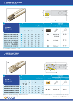 diş a&ccedil;ma frezeleme takımları thread mıllıng tools atm-c14-d14