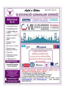 Slayt 1 - iş güvenliği uzmanı, İŞ GÜVENLİĞİ UZMANLARI DERNEĞİ