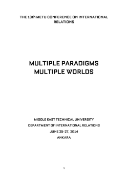 Session 6 Turkey - METU - Middle East Technical University