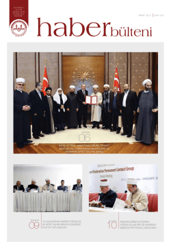 haberbülteni - Diyanet İşleri Başkanlığı