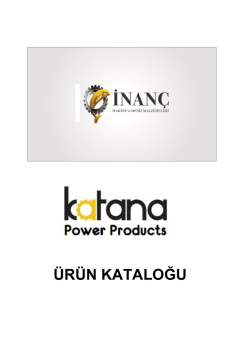 &Uuml;R&Uuml;N KATALOĞU - İnan&ccedil; Makina