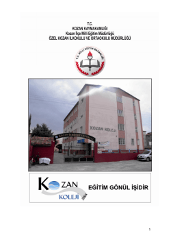 1. b&ouml;l&uuml;m stratejik plan hazırlık programı