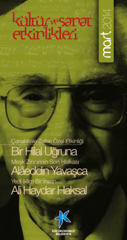 Bir Hilal Uğruna Al&acirc;eddin Yavaşca Ali Haydar Haksal