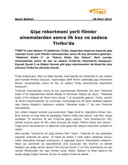 Gişe rekortmeni yerli filmler sinemalardan sonra ilk kez ve