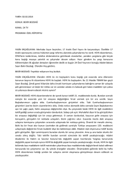 Programın Deşifresi İ&ccedil;in Tıklayınız