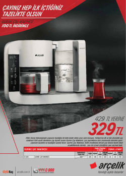 GURME ÇAY MAKİNESİ