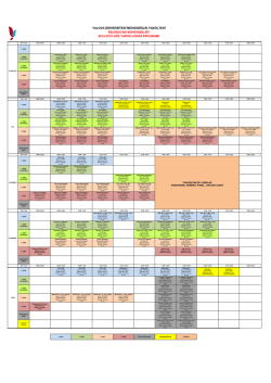 Ders Programı - Yalova &Uuml;niversitesi