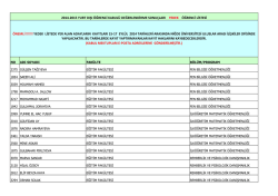 2014-2015 yurt dışı &ouml;ğrenci kabul&uuml; değerlendirme sonu&ccedil;ları yedek