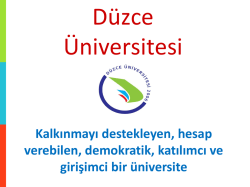 S - Düzce Üniversitesi