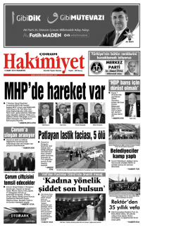 9 mart.qxd - &Ccedil;orum Hakimiyet Gazetesi