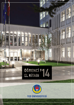 Öğrenci El Kitabı (PDF)