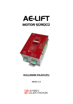 AE-LIFT Kullanım Kılavuzu
