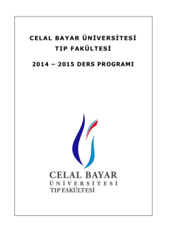 Giriş Sayfaları - Celal Bayar &Uuml;niversitesi Tıp Fak&uuml;ltesi