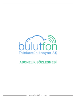 Abonelik Sözleşmesi