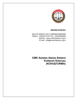 Mahkeme - Mersin Barosu