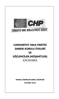 (m&uuml;şahitler) i&ccedil;in rehber