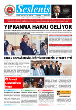 Temmuz-Sayı:148 - Ceza ve Tevkifevleri Genel M&uuml;d&uuml;rl&uuml;ğ&uuml;