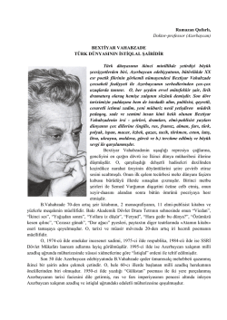Ramazan Qafarlı, Doktor-professor (Azerbaycan