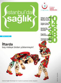İftarda - İstanbul İl Sağlık Müdürlüğü
