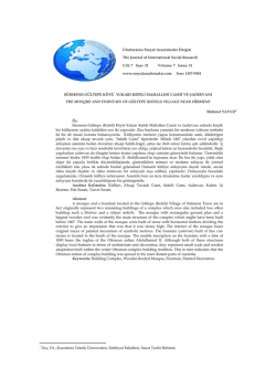 Sürmene-Gültepe Köyü Yukarı Kefeli Mahallesi Camii ve Şadırvanı