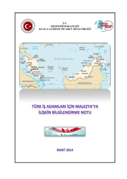 T.C. EKONOMİ BAKANLIĞI KUALA LUMPUR TİCARET M&Uuml;ŞAVİRLİĞİ