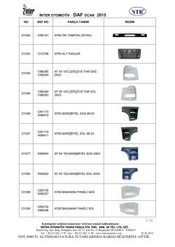 Daf Kataloğu - Inter Otomotiv