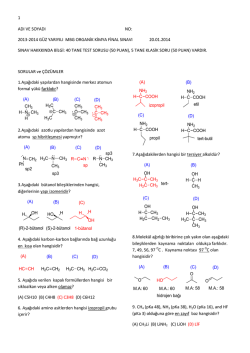 Organik Kimya Final Soruları ve Cevapları (d)