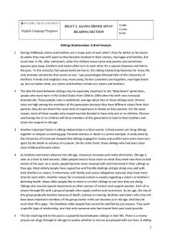 1 English Language Programs BILET 2. AŞAMA ÖRNEK SINAV