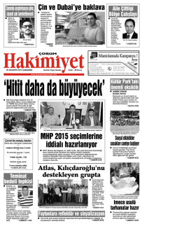 (20 a\360ustos.qxd) - &Ccedil;orum Hakimiyet Gazetesi