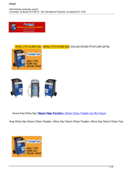 ARA&Ccedil; OTO KLİMA GAZ DOLUM ARA&Ccedil; OTO KLİMA GAZ DOLUM