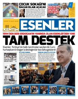 eyl&uuml;l 2014 - Esenler Belediyesi
