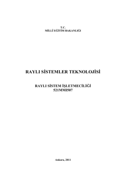 Raylı Sistem İşletmeciliği