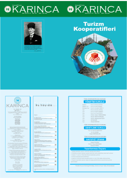 İndir (PDF, 4.98MB) - Türk Kooperatifçilik Kurumu