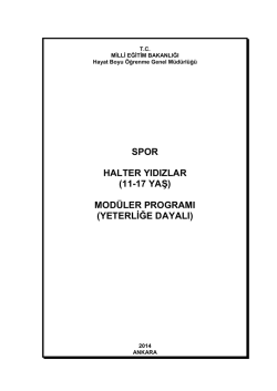 11-17 Yaş - Hayat Boyu Öğrenme Genel Müdürlüğü