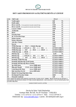 burayı - Devlet Su İşleri Vakfı