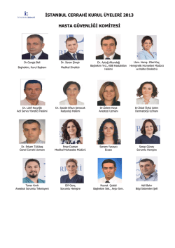 Komitelerimiz - İstanbul Cerrahi Hastanesi